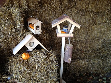 Voederhuisjes